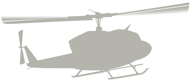 Helicopter with rotor blades moving icon